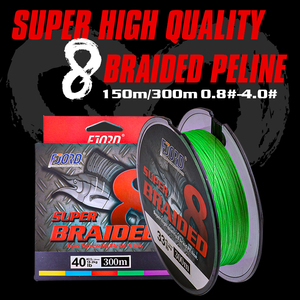 Línea Trenzada de PE FJORD Multicolor de 300m y 8 Hilos, Flotante, de Alta Resistencia, Doble Cónicas, para Pesca en Lagos, Ríos, Océanos y Embarcaciones - Product Image 2