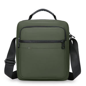 Bolso bandolera de nailon personalizado para hombre con cierre de cremallera, bolso de hombro deportivo a la moda, directo de fábrica - Product Image 1