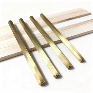 Custom Handcrafted <b>Brushed</b> High-grade Brass Ballpoint Pen with Custom Logo Hexagonal Design Scale Blue/Black Ink-for Gifting - Product Image 5