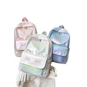 Mochila escolar de poliéster impermeable de gran capacidad para estudiantes, fácil viaje, bolso de mano de Color mágico a la moda, dibujos animados para - Product Image 4