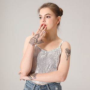 Plantilla de <span class=keywords><strong>Tatuaje</strong></span> de Henna Reutilizable <span class=keywords><strong>con</strong></span> Letras y Palabras al por Mayor, Pintura de <span class=keywords><strong>Tatuaje</strong></span> de Henna de Lujo a Prueba de Agua para Cuerpo y Manos, Maquillaje de Henna, <span class=keywords><strong>Tatuaje</strong></span> Temporal Falso - Product Image 5