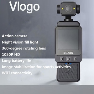 กล้องวิดีโอความละเอียด 1080P HD พร้อมระบบป้องกันภาพสั่นไหวด้วยออปติคอล OIS เซ็นเซอร์ CMOS เครื่องบันทึกเสียง รองรับการ์ด SD สำหรับกิจกรรมกลางแจ้ง ปั่นจักรยาน และบันทึกการประชุม - Product Image 6
