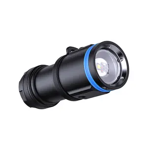 Xtar D30 4000lm High Power FloodLight Underwater UV Scuba Video Camera Photography Diving Fill Light Flashlight