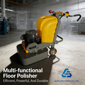 Meuleuse <span class=keywords><strong>de</strong></span> sol multifonctionnelle Juqing d'occasion pour la restauration des sols en terrazzo, marbre et ciment, forte puissance <span class=keywords><strong>de</strong></span> découpe 7,5 kW 380 V - Product Image 1