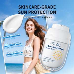 <span class=keywords><strong>Crema</strong></span> <span class=keywords><strong>Solare</strong></span> Leggera ODM con Peptidi di Collagene SPF <span class=keywords><strong>50</strong></span>+, Idratante, Finitura Luminosa, <span class=keywords><strong>Protezione</strong></span> <span class=keywords><strong>Viso</strong></span> Invisibile Anti-Photoaging - Product Image 4