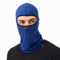 Cagoule de ski extensible personnalisée, thermique, doublure en fourrure, bord élastique, chaude pour l'hiver, pour sports, en Spandex Heather, bonnet de motard, vente en gros
