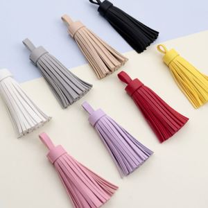 Low Price Pu Leather Keychain Diy Accessories Car Keychains Handbag <b>Charm</b> Dangling Tassels Hanging Ornaments - Product Image 1