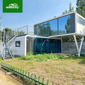 <span class=keywords><strong>Casa</strong></span> Cápsula Espacial, Cabaña Modular Prefabricada con Estructura de Acero Aislada para Alojamiento <span class=keywords><strong>en</strong></span> Zonas Escénicas Europeas - Product Image 2