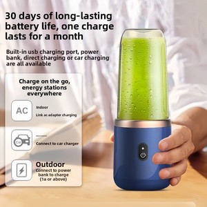Mini <span class=keywords><strong>Licuadora</strong></span> Portátil USB, Extractor de Jugos de Frutas y Naranjas, <span class=keywords><strong>Botella</strong></span> Eléctrica para Batidos y Smoothies - Product Image 3