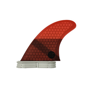 Juego de aletas de surf Upsurf de 3 piezas de fibra de vidrio Honeycomb con doble tab. - Product Image 4