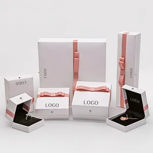 Штифты браслет коробки ювелирных изделий картона розовый нарядное упаковка подарка ювелирных изделий фантастические бумажная коробка для серег