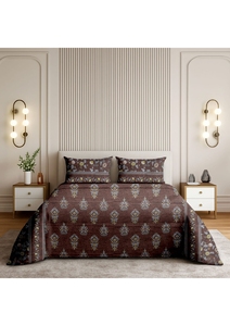 Juego de Funda Nórdica de Algodón Estampado de Lujo Ligero, Transpirable para Todas las Estaciones, Ropa de Cama para el Hogar con Diseño de Plantas - Product Image 2