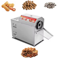 Torréfacteur de noix automatique 50 KG/H machine à torréfier graines de citrouille cacahuète noix cacao fèves