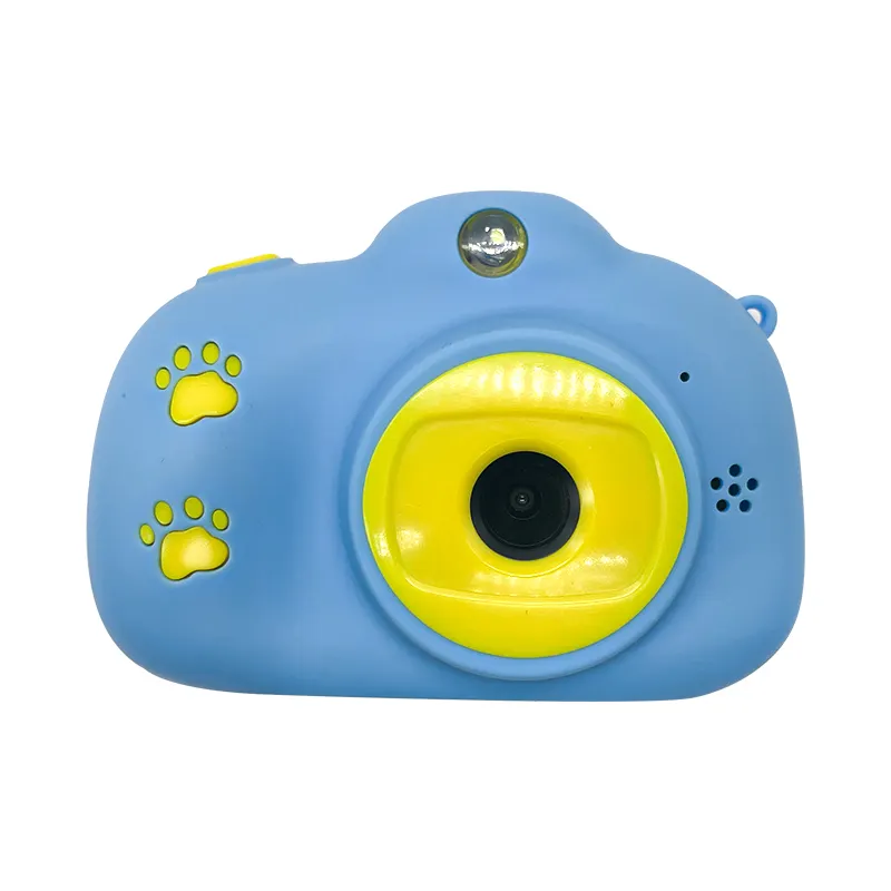 미니 전자 장난감 휴대용 디지털 카메라 아이 장난감 카메라 간단한 2 인치 IPS 듀얼 비디오 어린이 카메라