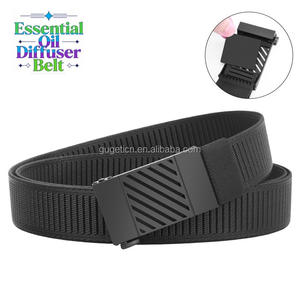 Cinturón Difusor de Aceites Esenciales Casual de Moda 2026 para <span class=keywords><strong>Hombre</strong></span>, Tela Elástica, Hebilla de Aleación con Cierre Automático, 3.5cm, Perfume <span class=keywords><strong>Sauvage</strong></span> - Product Image 1