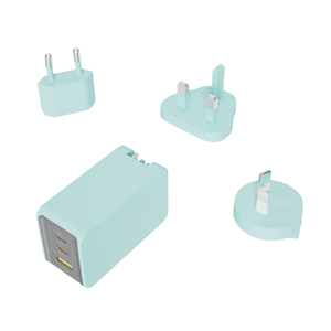 Cargador para Portátil Tipo C de 65W con Enchufe para Reino Unido, Estados Unidos y Europa, Cargador Súper Rápido con Múltiples Puertos USB, Cargador Gan para MacBook Pro, iPhone 15, <span class=keywords><strong>Samsung</strong></span> - Product Image 3
