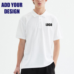 OEM/ODM Polo 100%Cotton Short Sleeve T-Shirts Homme Printing Your Logo Customized T Shirt Plain Blank Wholesale Tshirts For Men - Product Image 1