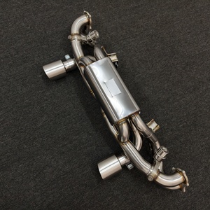 สำหรับ 718 GTS / Cayman GT4, ระบบไอเสียแบบ Cat-Back พร้อมสแตนเลสสตีลและการควบคุมแบบ OEM - Product Image 2