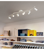 Projecteurs Led minimalistes plafond intérieur 15w éclairage sur rail commercial modifiable anti-éblouissement mini projecteur éclairage au plafond