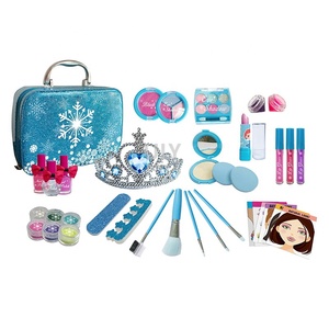 Hộp Di Động Băng Và Tuyết Trang Điểm Thiết Lập Mỹ Phẩm Trẻ Em Món Quà Đồ Chơi Cô Gái Make Up Set Trẻ Em Mỹ Phẩm - Product Image 2
