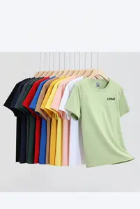 Cool Touch Feel 210gsm Unisex Kleding Ademend Snel Droog Comfortabel Gym Sorona Custom Mannen T-Shirt