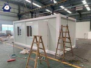 Suministro DE FÁBRICA DE China Fácil de montar Casa de contenedores de 20 pies Construcción rápida Oficina móvil prefabricada Almacén Dormitorio Acero Desmontable - Product Image 5
