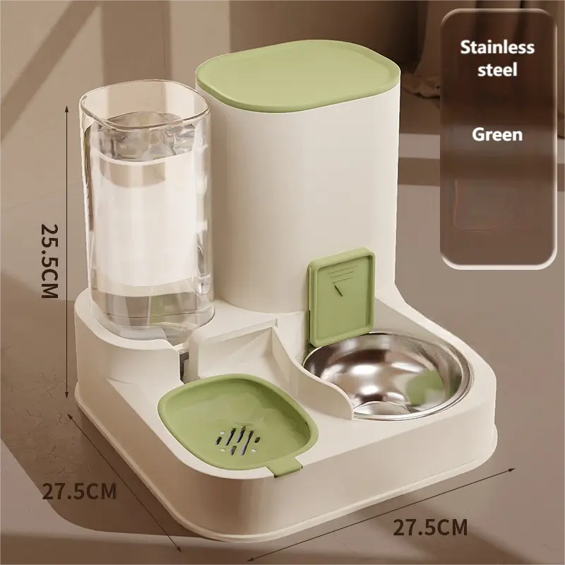 Manufacturers wholesale new automatic cat water feeder dog bowl cat basin 2-in-1 water dispenser cat bowl pet supplies