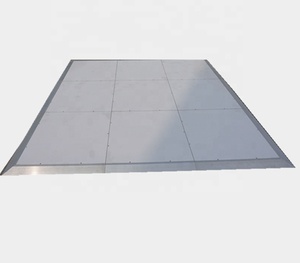 Quick 4x4ft Panel de pista de baile en blanco y negro para eventos Decoraciones de pisos de bodas - Product Image 5