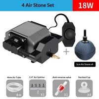 Pompe à air électromagnétique en alliage d'aluminium 220~240V, aérateur haute pression pour aquarium, bassin de poissons, bassin de fruits de mer, aération des fosses septiques