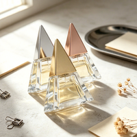 Pièces de décoration intérieure modernes et simples, flacon de parfum en cristal noir et blanc, décoration douce pour villa et pièce modèle