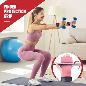 Premium Leder Turngriffe für Gewichtheben und Fitness-Studio Carbon-Faser Klimmzuggriffe für Krafttraining - Product Image 6