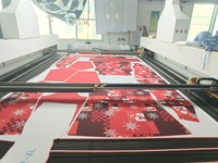 Machine de découpe laser 1820 pour tissus, 1800*2000mm, gravure laser, tapis, cuir, CO2, caméra CCD, alimentation automatique, textile, tissu