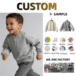 <span class=keywords><strong>Sweat</strong></span>-shirt doux pour bébé garçon, <span class=keywords><strong>sweat</strong></span> à capuche pour enfants, pull en laine Expo printemps et automne, col rond, vêtements pour enfants de 0 à 8 ans - Product Image 1