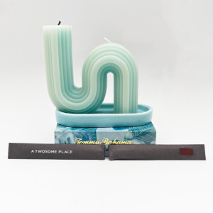 Bâtons d'<span class=keywords><strong>allumettes</strong></span> de sécurité portables et créatives personnalisées en noir et blanc, avec tête en bois imprimé en papier, logo, bougie de couleur en cire bleue - Product Image 3