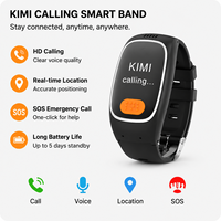 Reloj Inteligente con Rastreador GPS 4G para la Seguridad de Personas Mayores, Ubicación en Tiempo Real, Pulsera para Adultos Mayores con Alarma SOS y Monitoreo de Salud