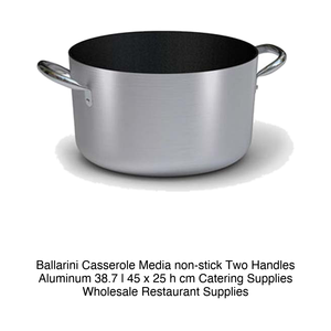 หม้อตุ๋นอะลูมิเนียมขนาดกลาง Ø 45 ซม. สูง 25 ซม. ความจุ 38.7 ลิตร ยี่ห้อ Ballarini - Product Image 2