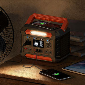 תחנת כוח ניידת 300W גנרטור סולארי סוללת Lifepo4 גל סינוס טהור תחנת כוח לקמפינג חיצוני עם תאורת LED - Product Image 4