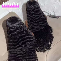 Pelucas de Cabello Humano Virgen Vietnamita Rizado Birmano con Encaje Frontal, Pelucas Frontales HD sin Pegamento al por Mayor para Mujeres Negras