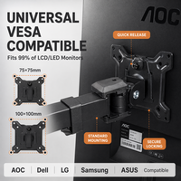 Supporto da scrivania per monitor resistente per schermi da 17-32 pollici, regolabile con rotazione a 360°
