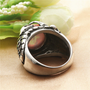 Anillo de Garra de Dragón de Acero de Titanio Estilo Europeo, Diseño de Ojo de Animal Punk para Hombre, Joyería de Regalo - Product Image 2