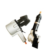 Kit d'outils pneumatiques pour cerclage en acier 19 25 32 mm – Tendeur et scelleur avec joint de boucle pour bande en acier
