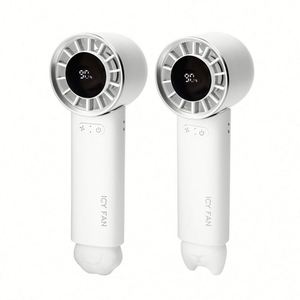 Ventilateur de poche pliable rechargeable portable avec lumière ambiante pour l'extérieur, la maison et le bureau - Product Image 1