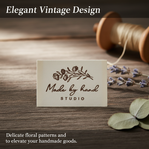 Étiquettes cousues lavables en non-tissé écologiques avec logo de marque personnalisé pour sacs/chaussures/vêtements - Luxe durable - Product Image 5