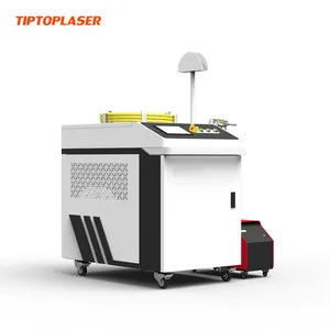 TIPTOP Best Quality CW Fiber Laser Combined Trio 3-in-1 Tool For Industry Handheld Laser Cleaning Machine Oxide Coating Cleaning