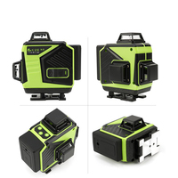 Nouvelle qualité industrielle 4D 16 lignes vert 360 degrés Auto-nivellement niveau Laser mesure croisée rotative