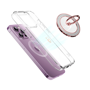 Anneau de support flexible à paillettes de luxe pour <span class=keywords><strong>iPhone</strong></span> 15 <span class=keywords><strong>14</strong></span> 13 12 <span class=keywords><strong>Pro</strong></span> <span class=keywords><strong>Max</strong></span> Plus étui de téléphone universel pour une utilisation de bureau - Product Image 2