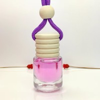 Rafraîchisseur d'air automatique personnalisé 5ML Parfum moderne monté sur voiture Cologne Lavande Rétroviseur Pendentif Intérieur de voiture de bureau