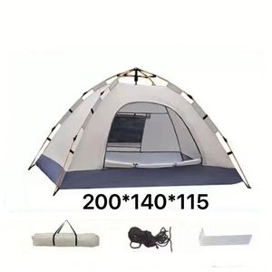 Tienda de Campaña Familiar Portátil para 2-4 Personas, Totalmente Automática, Accesorios para Acampar - Product Image 3
