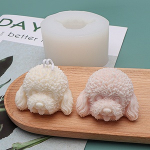 Moule en silicone 3D en gros pour bougies animales, moule en silicone DIY pour bougies Teddy, pour décoration intérieure, moule pour bougies parfumées et pour résine - Product Image 3