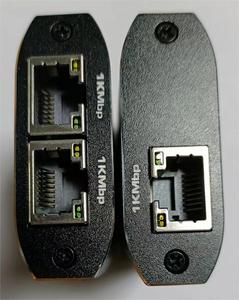 POE 1000Mbps 1 a 2 RJ45 Internet Splitter Adaptador de red RJ45 Convertidor Compatible con Cat 6 Cat 7 Cable al mismo tiempo - Product Image 5